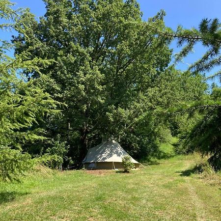 Tente Bivouac Option Bain Chauffee Au Bois Idrac-Respailles Exteriör bild