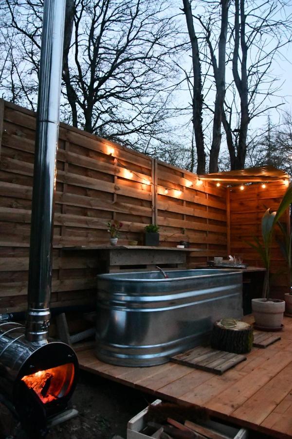 Tente Bivouac Option Bain Chauffee Au Bois Idrac-Respailles Exteriör bild