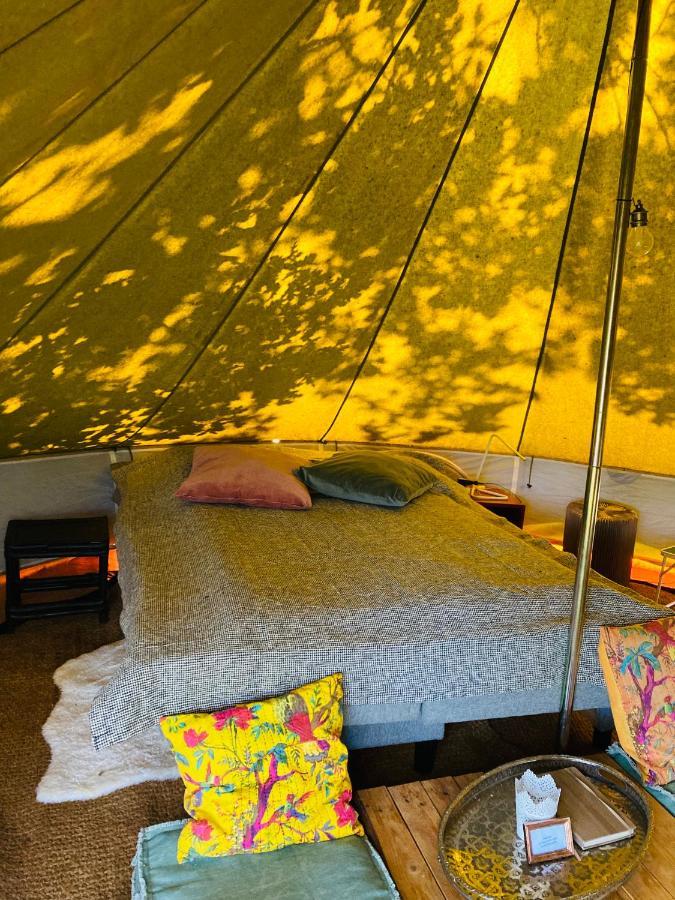 Tente Bivouac Option Bain Chauffee Au Bois Idrac-Respailles Exteriör bild